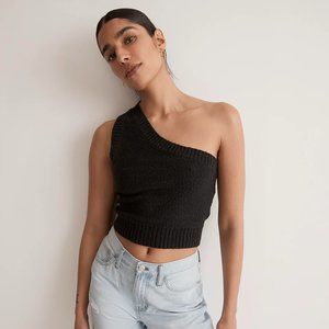Madewell Textural-Knit One-Shoulder Sweater Tank - NWT